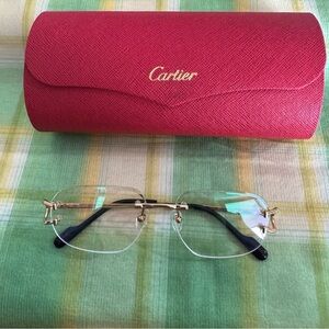 Cartier Santos Frameless Optical Glasses